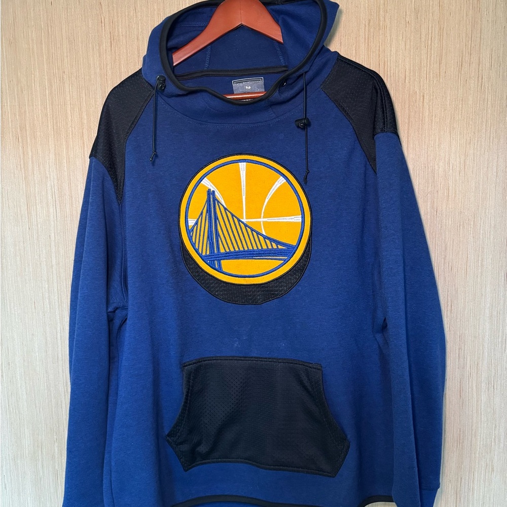GOLDEN STATE WARRIORS XXL Sweater Blue UNK Embroidered Hoodie Pullover